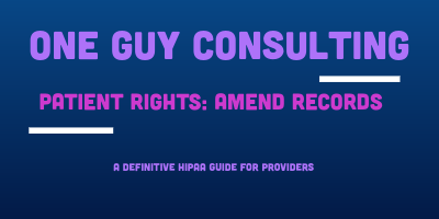 Patient Rights: Amend Records is what image says.
