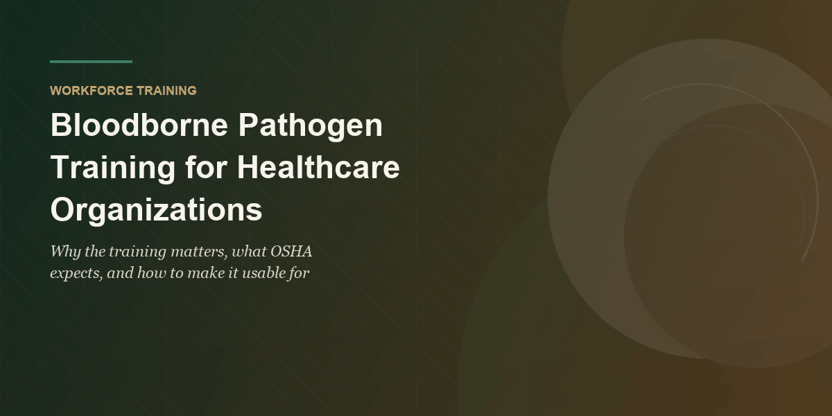 Bloodborne pathogen training featured image
