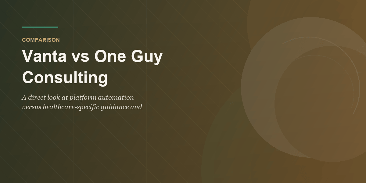 Vanta vs One Guy Consulting (2026) featured image