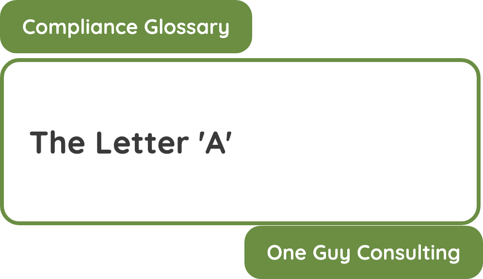 Letter A