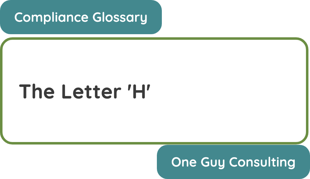 Letter H
