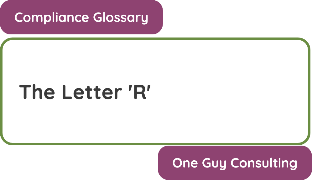 Letter R